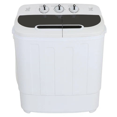 Portable Compact Twin Tub Wash Machine Washing&Spi